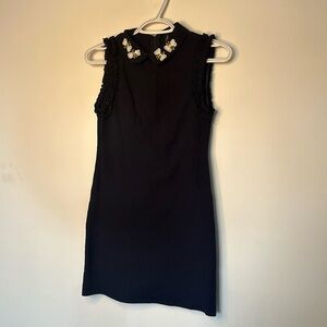 Zara dress with collar beaded detailing